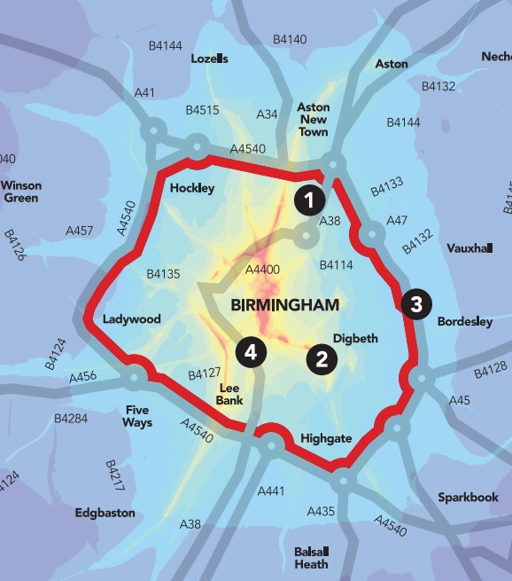Birmingham Map 
