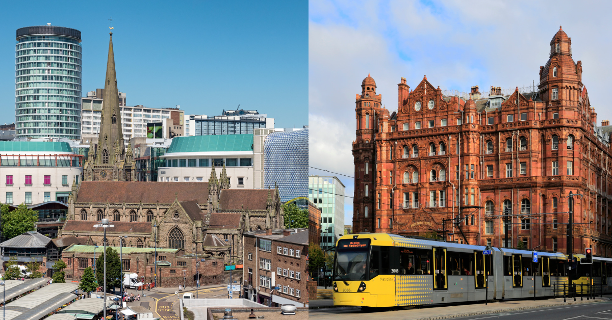Birmingham / Manchester skylines
